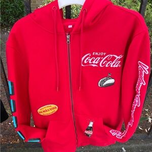 Coca Cola Kids Red Hoodie Jacket